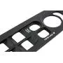 Red Hound Auto 2002-2005 Compatible with Dodge Ram 1500 2500 3500 Quad Cab Bezel Dark Gray for Master Window Switch Panel Plate