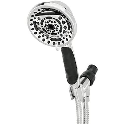 Oxygenics 52176 4.5-in 2.0-GPM (7.6-LPM) Chrome 9-Spray WaterSense Showerhead