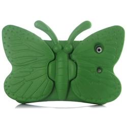 iPad case for Kids, Feitenn 3D Cartoon Butterfly Non-Toxic EVA Light Weight Kid Proof Shockproof case with Kickstand for ipad 5/ ipad 6 /ipad pro 9.7/ New iPad 2017 case (Green)