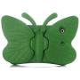 iPad case for Kids, Feitenn 3D Cartoon Butterfly Non-Toxic EVA Light Weight Kid Proof Shockproof case with Kickstand for ipad 5/ ipad 6 /ipad pro 9.7/ New iPad 2017 case (Green)