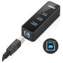 Anker 3-Port USB 3.0 HUB with 10/100/1000 Gigabit Ethernet Converter (3 USB 3.0 Ports, A RJ45 Gigabit Ethernet Port, Support Windows XP, Vista, Win7/8 (32/64 bit), Mac OS 10.6 and Above, Linux) Black
