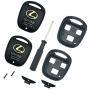Not Needed for Cutting-Key Shell Replacement for Lexus ES300 ES330 GS300 GS400 GS430 GX470 IS300 LS400 LS430 LX470 RX300 RX330 RX350 RX400h RX450h SC430 Key Fob Cover with Screwdriver (Pack 2)