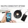 Creative Pebble V3 Minimalistic 2.0 USB-C Desktop Speakers with USB Audio, Clear Dialog Enhancement, Bluetooth 5.0, 8W RMS with 16W Peak Power, USB-A Converter Included (Black)