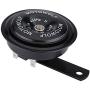 12V 110dB Electric Car Horns, Universal 435HZ L Snail Horn Motor Bike Loud Horn Waterproof Snail Horn Loudspeaker for Car Vehicle Truck Motorcycle(Black)