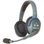 Eartec HUB751CYB UltraLITE Wireless System 2 Way Radio License-Free for 7 Users - 1 HUB Transceiver Base, 1 Cyber Over-Ear Headset, 5-Pack of ULSR Single-Ear and 1 ULDR Dual-Ear Headsets