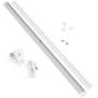 EShine White Finish LED Dimmable Under Cabinet Lighting - Extra Long 40 Inch Panel, Hand Wave Activated - Touchless Dimming Control, Cool White (6000K)