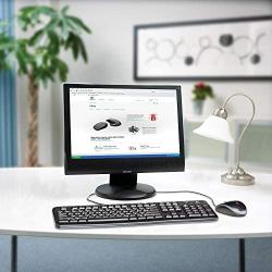 Logitech Desktop MK120 Durable, Comfortable, USB Mouse and Keyboard Combo