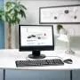 Logitech Desktop MK120 Durable, Comfortable, USB Mouse and Keyboard Combo