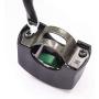 Ourbest Green Motorcycle Handlebar Switch 12V for Motorbike Scooter, Fog Light On Off Toggle Switchfor Electrombile-2Pcs