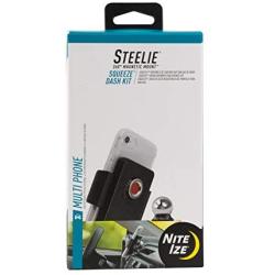 Nite Ize Steelie Squeeze Dash Kit, Universal Dashboard Magnetic Car Mount Holder, Compatible with MagSafe iPhone 12 Pro Max/Mini/Galaxy/Edge/Google Pixel and More