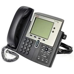 Cisco 7962G Unified VoIP Phone - Silver/Dark Grey (Renewed)