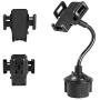 Universal Car Cup Holder Phone Mount with Long Neck & 360° Rotatable Cradle Compatible for iPhone 11 Pro Max/11 Pro/11/Xs Max/X/8 Plus/7 Plus/7/8/Galaxy Note 10 Plus/Note 10/S10/S10 Plus/S9 Plus