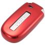 Lcyam TPU Car Key Fob Cover Glossy Flexible Case Fits for Dodge Ram Jeep Grand Cherokee Chrysler Smart Keyless Entry Remote Key 2 3 4 5 Button … (Red)