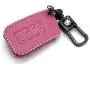 ROMASO Key Fob Cover fit for Lexus,Smart Key Fob Case Cover for Lexus ES350 GS300 GS350 GS430 GS450h ISC IS250 IS350 LS460 LS600h RX350 RX300 GX470 GX460,Leather Key Fob Shell,Pink