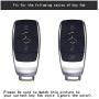TANGSEN Smart Key Fob Personalized Case Protective Cover for MERCEDES BENZ E S CLASS E300 E400 E43 W213 2 3 Button Keyless Entry Remote 3D Twill Weave Carbon Fiber ABS Plastic Emboss