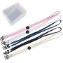 Face Mask Lanyards 5 Pack - Mask Storage Case 1pack - Convenient and Adjustable Mask Holder & Hanger - Comfortable Around The Neck - Ear Pain Relieved - Easy Use for Adults and Kids by HanSoar