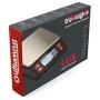 Truweigh LUX Digital Mini Scale (1000g x 0.1g, Black/Red) - Digital Kitchen Scale - Digital Travel Scale - Portable Food Scale - Meal Prep Weight Scale - Digital Gram Scale - Coffee Scale