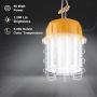 LED Temporary High Bay Light, LGL Lighting 60W LED Temporary Work Light 5000K Daylight 7,200 Lumens 250W HID/HPS/MH Replacement, 6000V Surge Protection