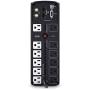 CyberPower CP1500AVRLCD Intelligent LCD UPS System, 1500VA/900W, 12 Outlets, AVR, Mini-Tower Black