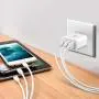 Wall Charger, Amoner Upgraded 2Pack 15W 3-Port USB Plug Cube Portable Wall Charger Plug for iPhone 12mini/12/11/Pro/ProMax/Xs/XR/X/8/7, iPad Pro/Air 2, Galaxy10/9, Note10/9, and More