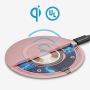 LETSCOM Wireless Charger, Qi-Certified 15W Fast Wireless Charging Pad with QC3.0 AC Adapter,Compatible with iPhone 12/12 Pro/11/11 Pro/XR/XS/X/8/8+/Airpods, Galaxy Note 10/Note 10+/S10/S10+/S9/S8