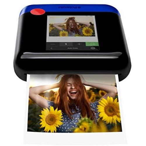 Polaroid WiFi Wireless 3x4 Portable Mobile Photo Printer (Blue) with LCD Touch Screen, Compatible w/ iOS & Android
