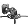 AMER Projector Mount - Universal Ceiling Bracket LCD DLP Tilt 360° Swivel 30lbs (Black)