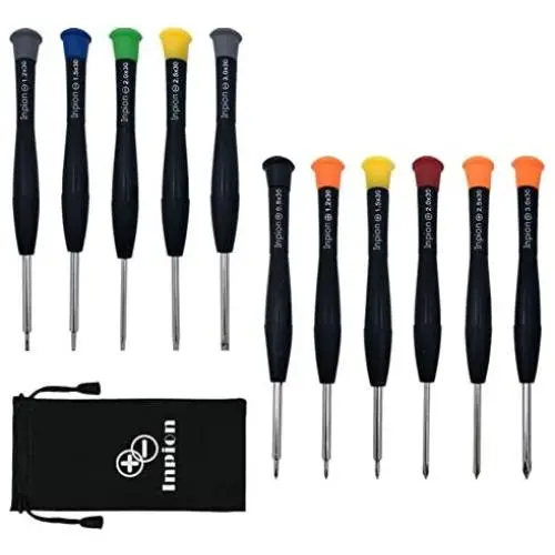 Eyeglass Screwdrivers Repair kit 11Pcs Precision Repair set for Glasses, Electronics and Watch Repair