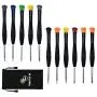 Eyeglass Screwdrivers Repair kit 11Pcs Precision Repair set for Glasses, Electronics and Watch Repair