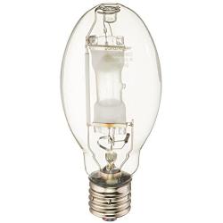 Satco S5843 4200K 400-Watt Clear Universal Mount Mogul Base ED28 Metal Halide Lamp