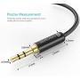 Syncwire 3.5mm Nylon Braided Aux Cable (3.3ft/1m,Hi-Fi Sound), Audio Auxiliary Input Adapter Male to Male AUX Cord for Headphones, Car, Home Stereos, Speaker, iPhone, iPad, iPod, Echo & More – Black