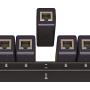 Ethernet Surge Protector 19'' RackMount (16 Port) PoE+ Gigabit (Server Rack Mount 1U) -Gas Discharge Tube -RJ45 Lightning Suppressor -LAN Network CAT5/CAT6 Thunder Arrestor GbE 1000 Mbps -Tupavco TP316