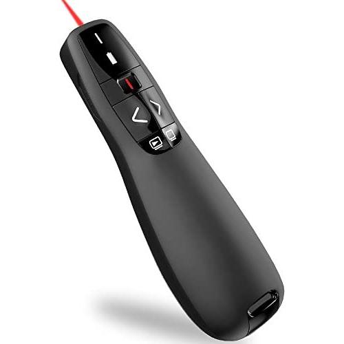 Wireless Presenter Remote, ESYWEN RF 2.4GHz USB Presentation Remote Control PowerPoint Presentation Clicker for Keynote/PPT/Mac/PC…