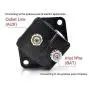 100A Waterproof Marine Thermal Circuit Breaker with Manual Reset, 12V- 48VDC