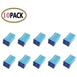 10 Pc Automotive TALL/STANDARD PROFILE JCASE Fuse 20 Amp Fuse Kit for Ford, Chevy/GM, Nissan, and Toyota Pickup Trucks, Cars and SUVs