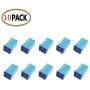 10 Pc Automotive TALL/STANDARD PROFILE JCASE Fuse 20 Amp Fuse Kit for Ford, Chevy/GM, Nissan, and Toyota Pickup Trucks, Cars and SUVs