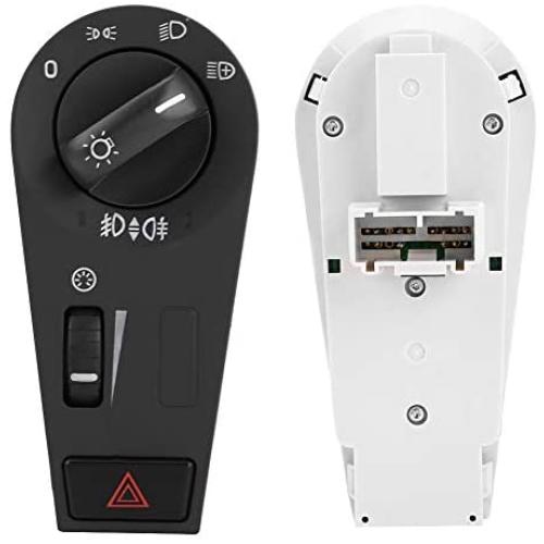 Qiilu Headlight Switch Head Lamp Switch Headlight Fog Lights Switch for 20942844 Truck FH12 FM VNL