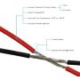 BNTECHGO 14 Gauge Silicone Wire Spool 20ft Red and 20ft Black Flexible 14 AWG Stranded Copper Wire