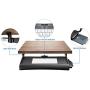 Mount-It! Keyboard Drawer Under Desk with Mouse Platform, Easy-Glide Sliding Under-Counter Computer Keyboard Tray 21 inch Wide