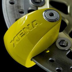 XENA - Motorcycle Disc Lock Alarm Yellow