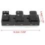X AUTOHAUX 25401-JA01B Power Window Switch Front Driver Left Side for Nissan Altima 2007-2011