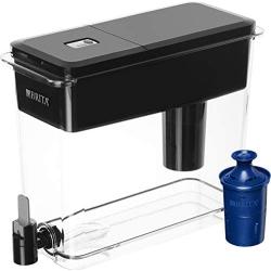 Brita Longlast UltraMax Water Filter Dispenser, Jet Black, Extra Large 18 Cup, Water Filters, 1 Count