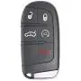 Beefunny 433MHz ID46 Chip M3N-40821302 Replacement 4+1 5 Button Smart Remote Key Fob for Chrysler 300 2011-2018 (1)