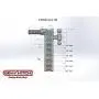 GEN-Y Hitch Mega-Duty Dual Receiver Hitch: Raise or Drop up to 7.5” – 10,000 Pounds Capacity, 1500 Pounds Tongue Weight, GH-304