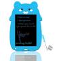 mom&myaboys Colorful LCD Writing Pads for Kids Toys for 5-16 Years Old Girls,Boys,8.5 inch Drawing Board with Lock Erase Button for Adults at School or Office as Arithmetic,Mark Notes,Charts(Blue-C)