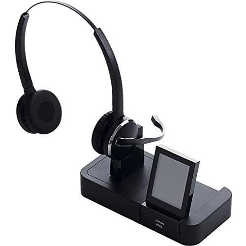 Jabra PRO 9460 Duo Wireless Headset with Touchscreen for Deskphone & Softphone (Certified Refurbished)