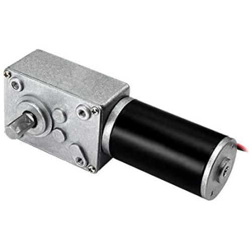 uxcell DC12V 65RPM High Torque Electric Power Speed Reduce Turbine Worm Gear Box Motor