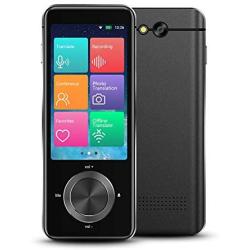Language Translator Device 107 Languages, Two Way Language Instant and Portable Voice Translator, Offline Translators Devices, Voice & Text & Photo Translation, Audio Memo, 1500mAh Large Battery
