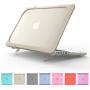 Compatible with MacBook Air 11 Inch Kickstand Case, Funut 2 in 1 Rubberized Hard Plastic Case Cover Shock Proof Matt Protective Case for Laptop MacBook Air 11.6 Inch A1370/A1465 (# Khaki)