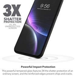 ZAGG InvisibleShield Glass+ Screen Protector – High-Definition Tempered Glass Made for Apple iPhone 11 – Impact & Scratch Protection